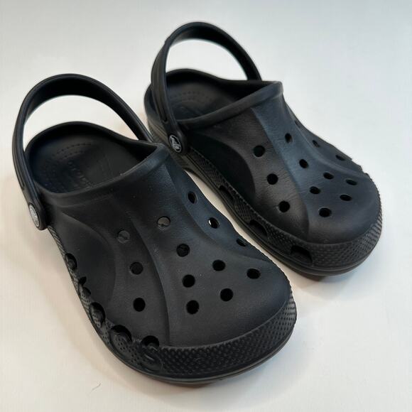 Crocs Baya Black Sandals - Picture 1 of 4